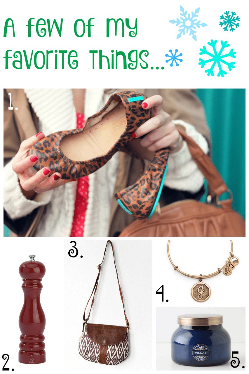 A Few of my Favorite Things Holiday Gift Guide 2015