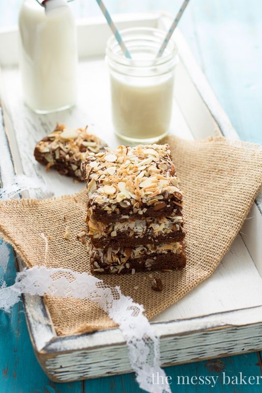 Almond Joy Brownies {made healthier}