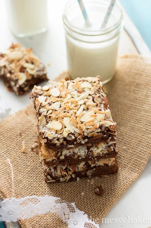 Almond Joy Brownies {made healthier}