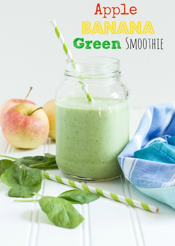 Apple Banana Green Smoothie