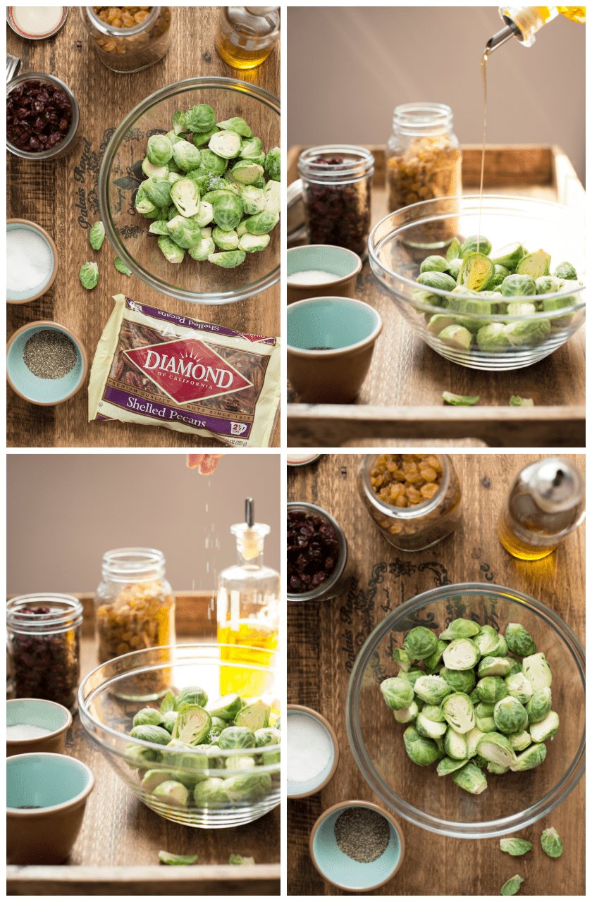 Apple Cider Glazed Crispy Brussels Sprouts