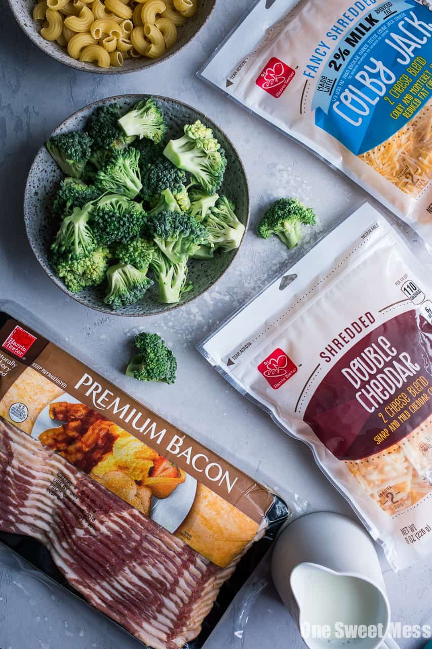 Bacon Broccoli Mac and Cheese - This budget friendly meal will happily feed a family of four for $10