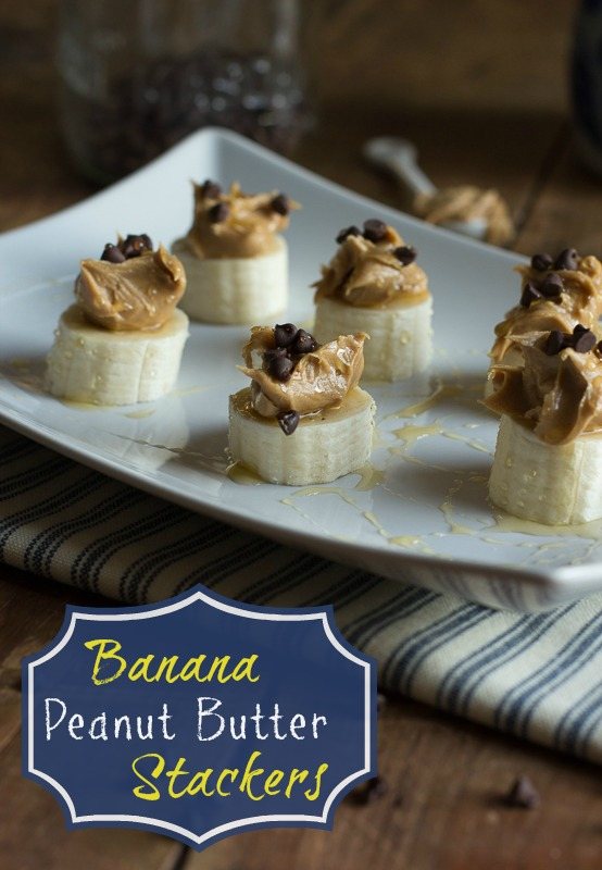 Banana Peanut Butter Stackers