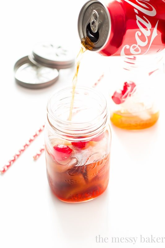 Black Cherry Cuba Libre Cocktail {aka Adult Cherry Coke}