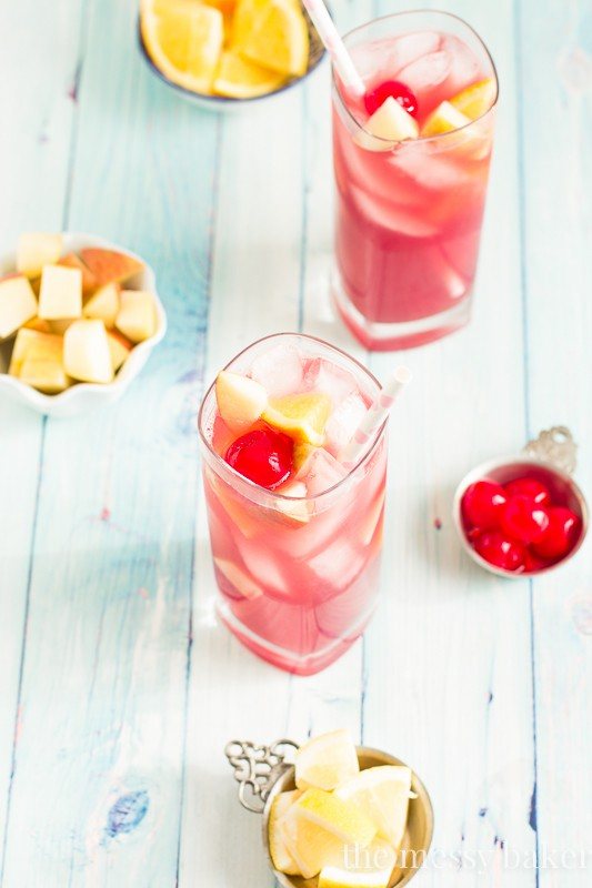 Black Cherry Sangria | www.themessybakerblog.com