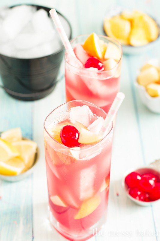 Black Cherry Sangria | www.themessybakerblog.com