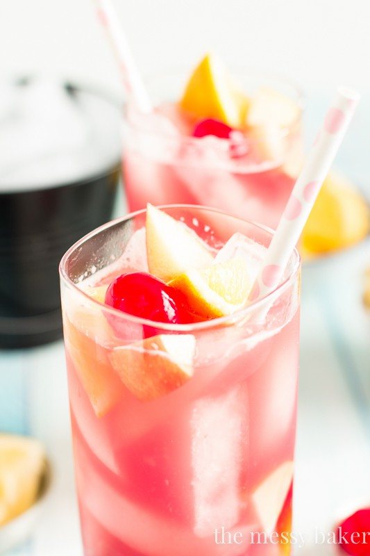 Black Cherry Sangria | www.themessybakerblog.com