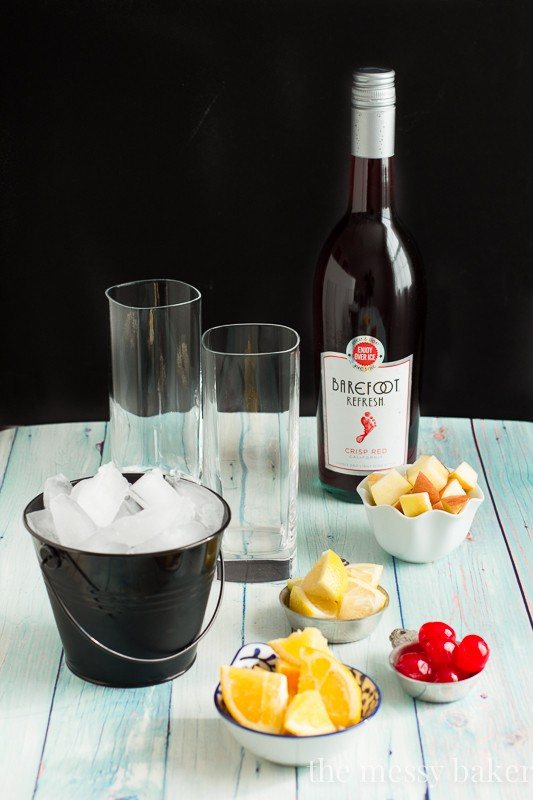 Black Cherry Sangria | www.themessybakerblog.com