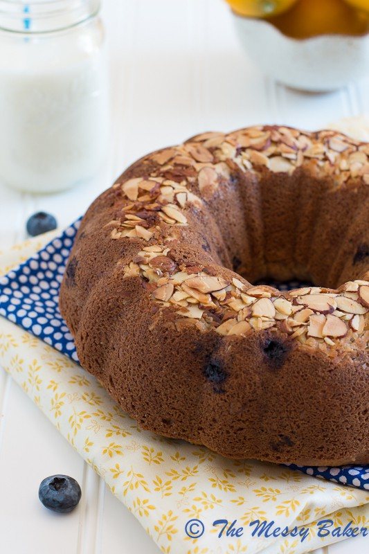Blueberry Coconut Bundt | www.themessybakerblog.com-7142