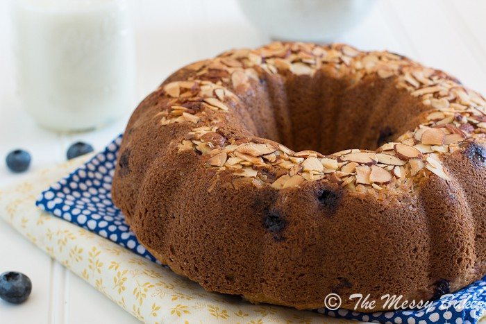Blueberry-Coconut Bundt ~ #BundtAMonth