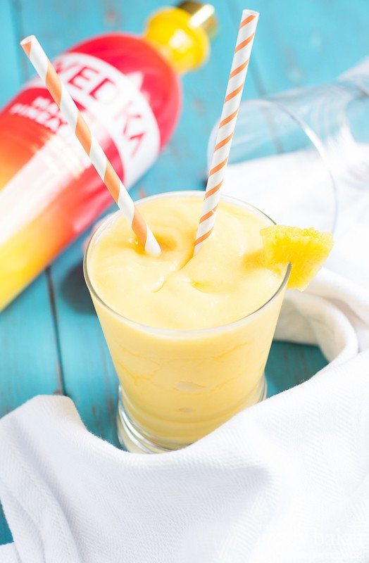 Pineapple Mango Slush Cocktail