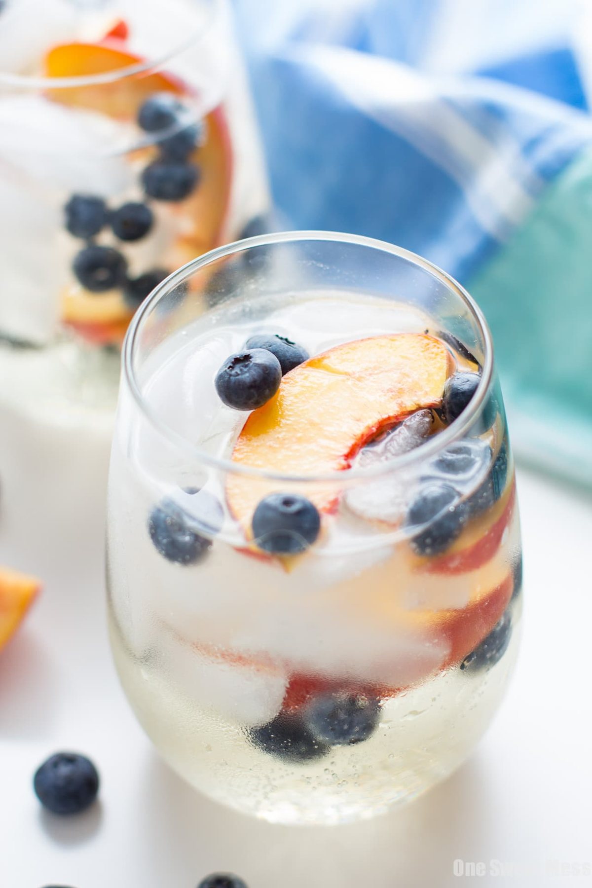 Blueberry Peach Sangria
