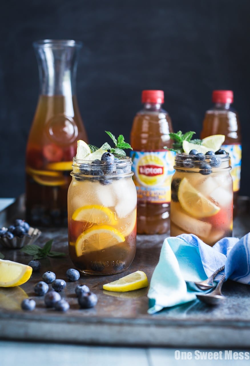 Blueberry Sweet Tea Lemonade Sangria