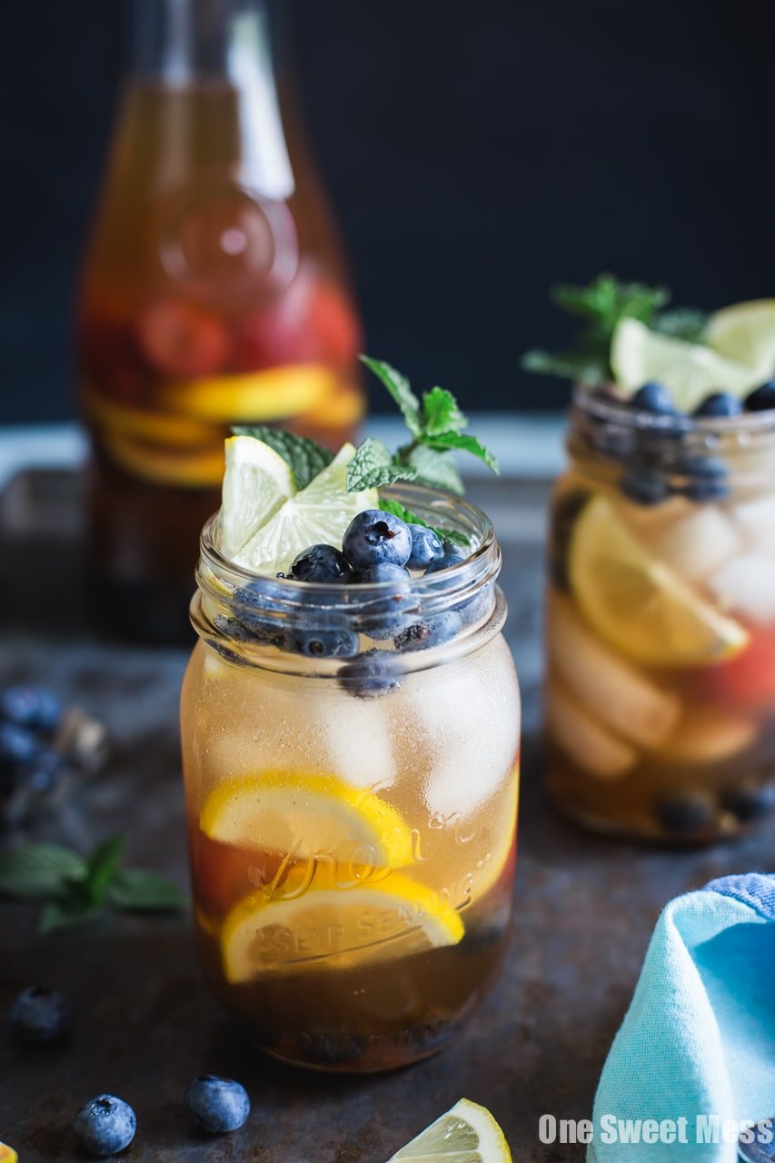 Blueberry Sweet Tea Lemonade Sangria