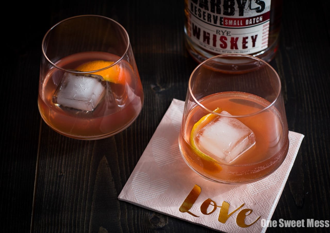 The Tiny Dancer Cocktail: This fierce but delicate cocktail combines bourbon, Campari, and blood orange juice.