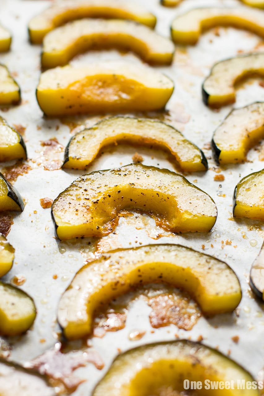 Brown Butter + Brown Sugar Roasted Acorn Squash