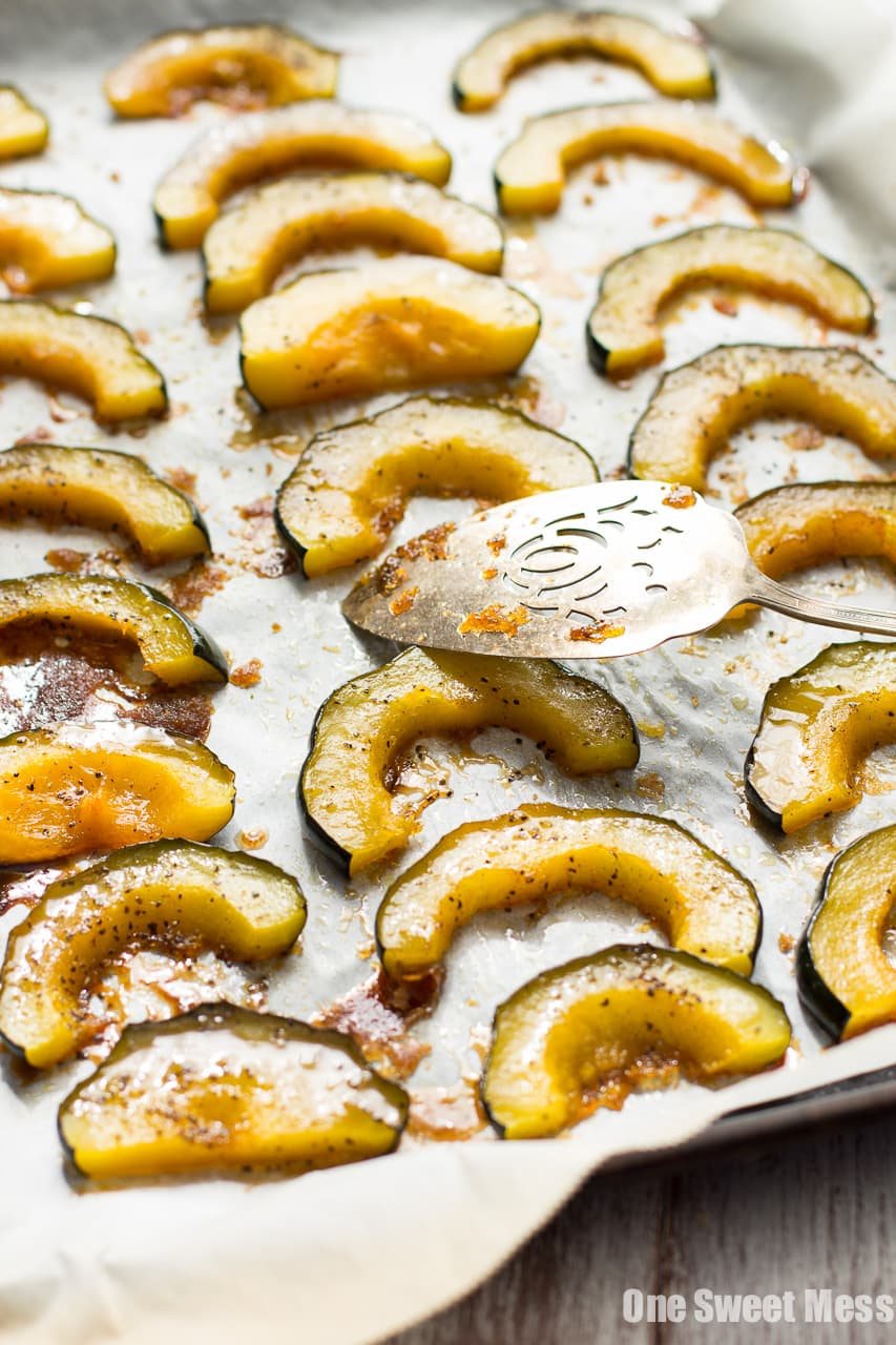 Brown Butter & Brown Sugar Roasted Acorn Squash
