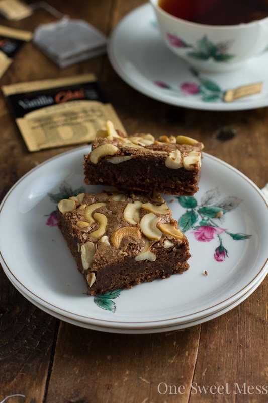 Brown Butter Chai Tea Brownies