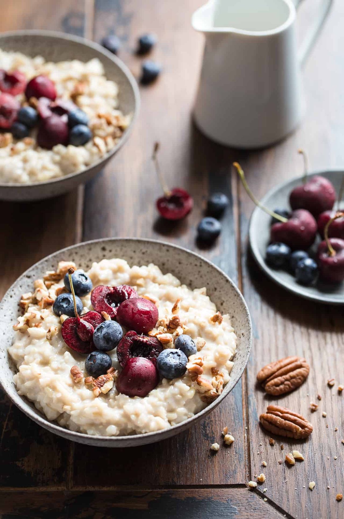 Brown Rice Breakfast Pudding {Gluten-free, Vegan & Naturally Sweetened}