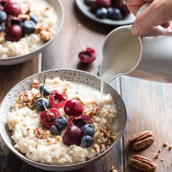 Brown Rice Breakfast Pudding {Gluten-Free, Vegan & Naturally Sweetened}