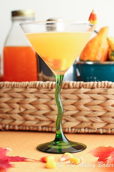 Candy Corn Martini {themessybakerblog.com}-5089