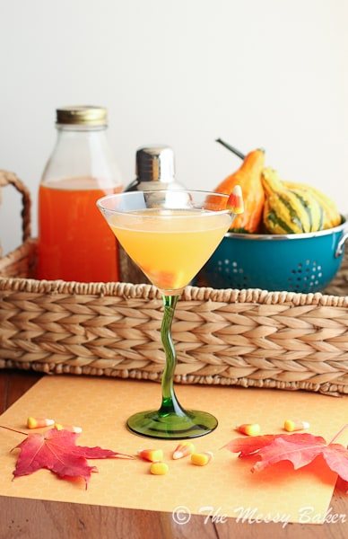 Candy Corn Martini {themessybakerblog.com}-5091