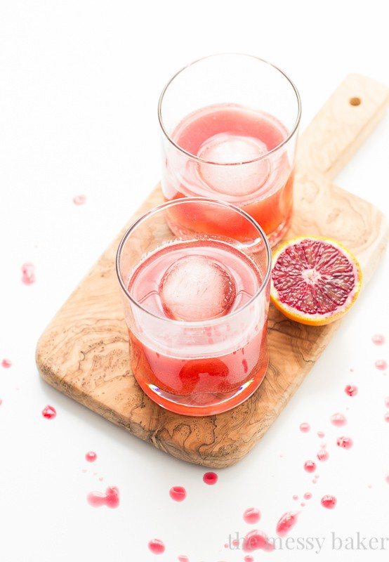 Blood Orange Bourbon Fizz