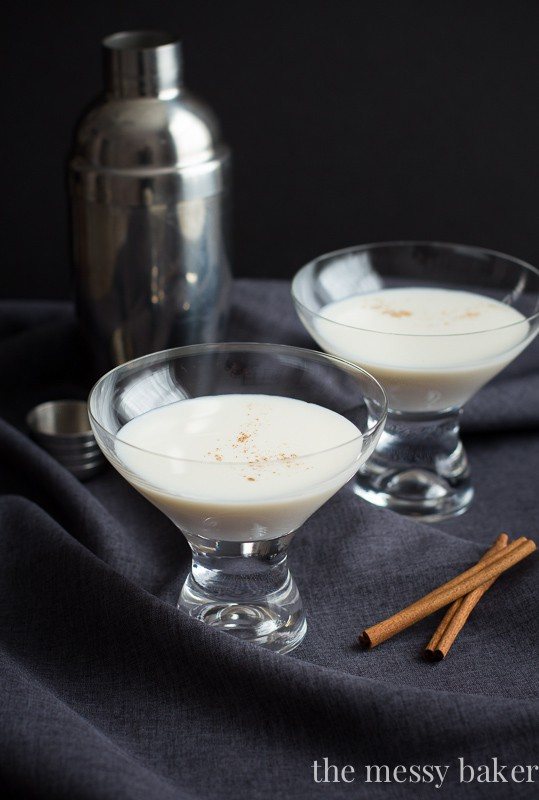 Caramel Cinnamon Martini {RumChata, Caramel Vodka, Cinnamon}