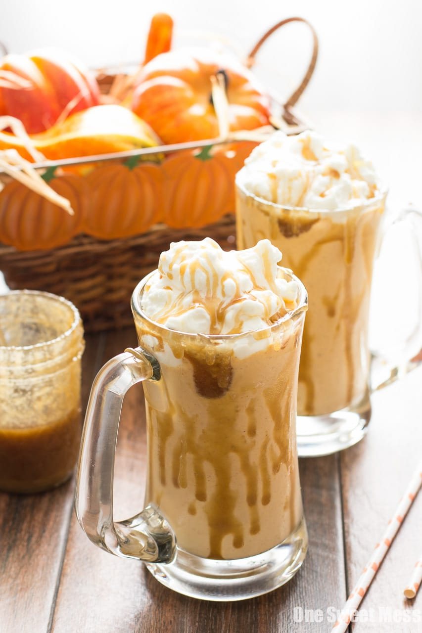 Caramel Pumpkin Pie Milkshake