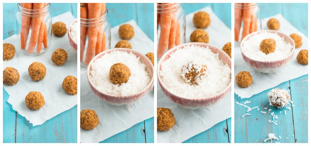 Carrot Cake Energy Balls | www.themessybakerblog.com