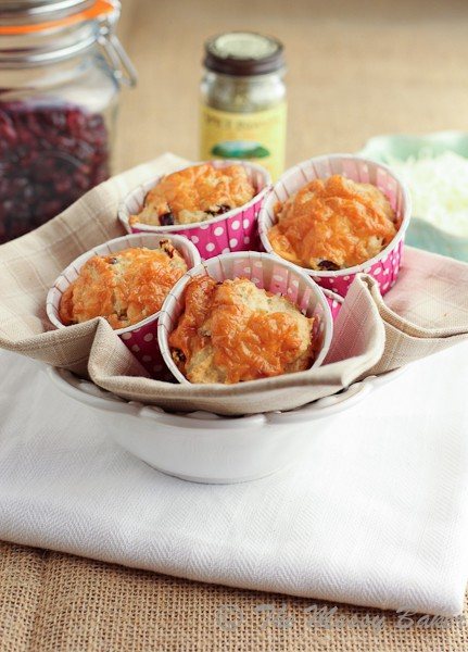 Cheddar Herb Cranberry Muffins {www.themessybakerblog.com}-5311
