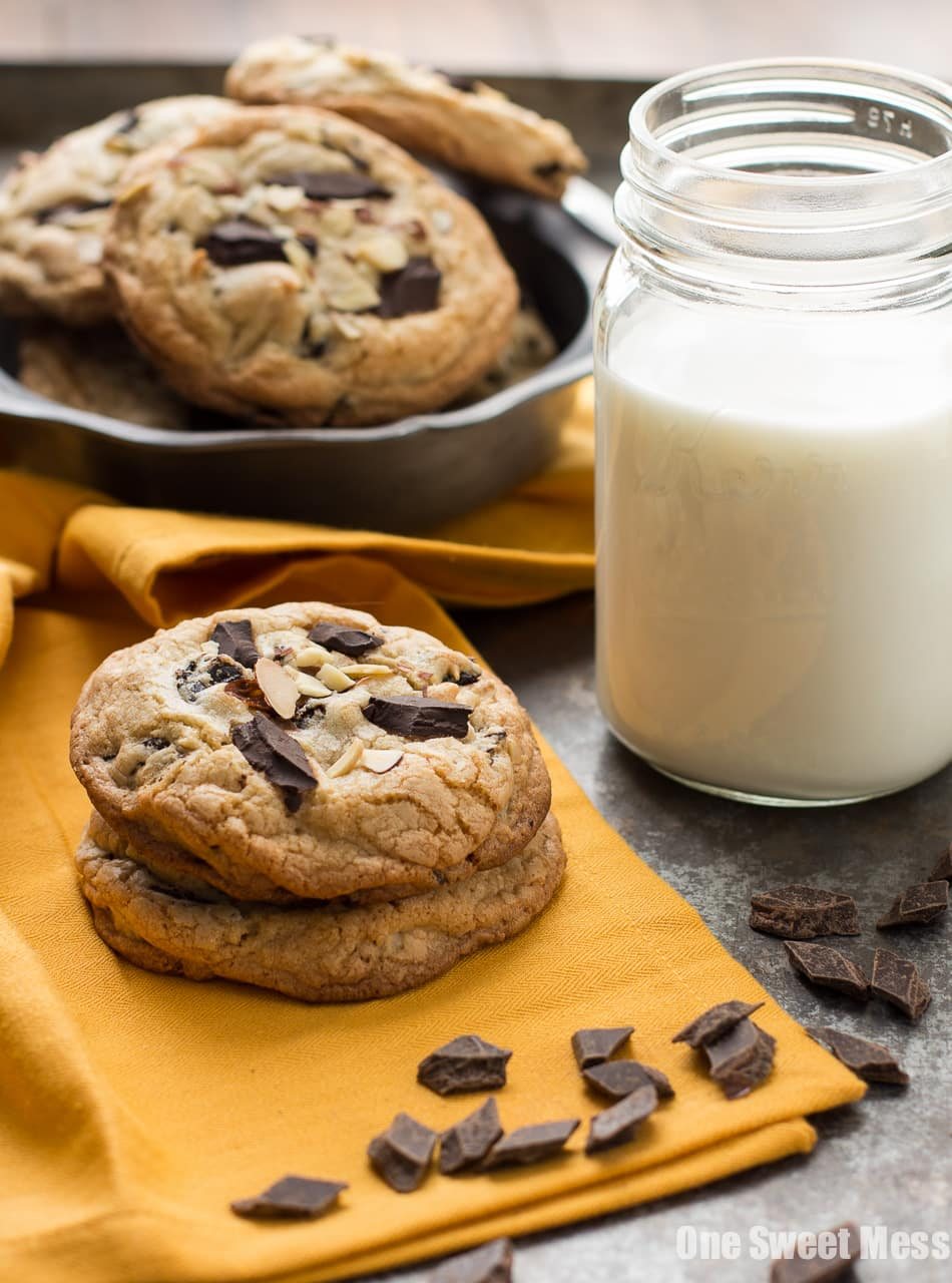 Cherry Almond Chocolate Chunk Cookies