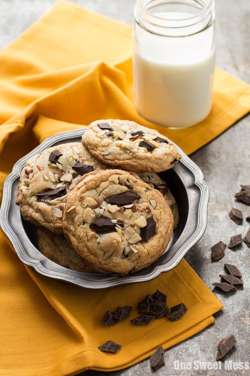 Cherry Almond Chocolate Chunk Cookies
