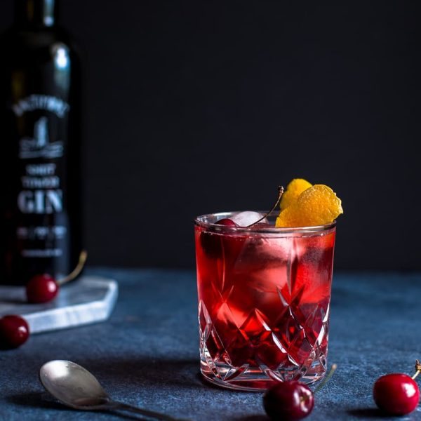 Cherry Negroni Cocktail