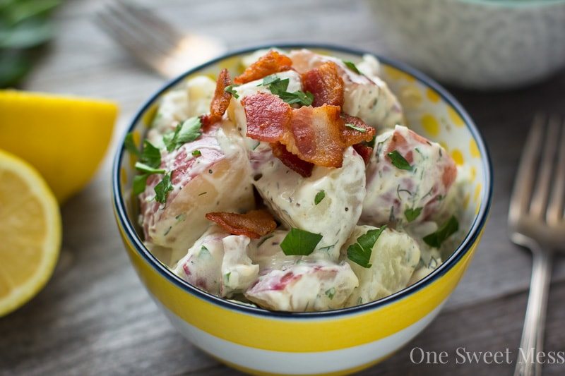 Chicken Bacon Ranch Potato Salad