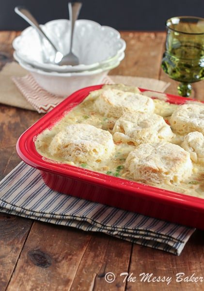 Chicken and Biscuit Pot Pie Casserole