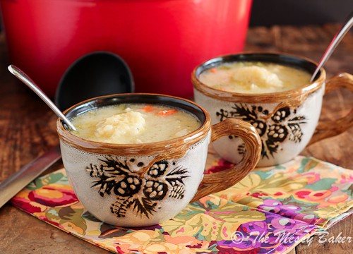 Chicken Soup with Dumplings {www.themessybakerblog.com}-4993