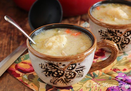 Chicken Soup with Dumplings {www.themessybakerblog.com}-4996