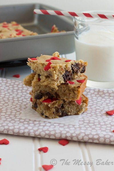 Chocolate Chip Brown Butter Banana Bourbon Blondies