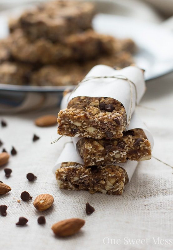 Chocolate Chip Cookie Energy Bars