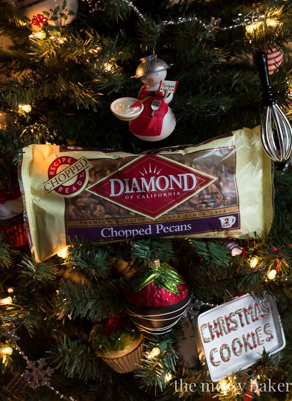 Diamond Chopped Pecans | www.themessybakerblog.com