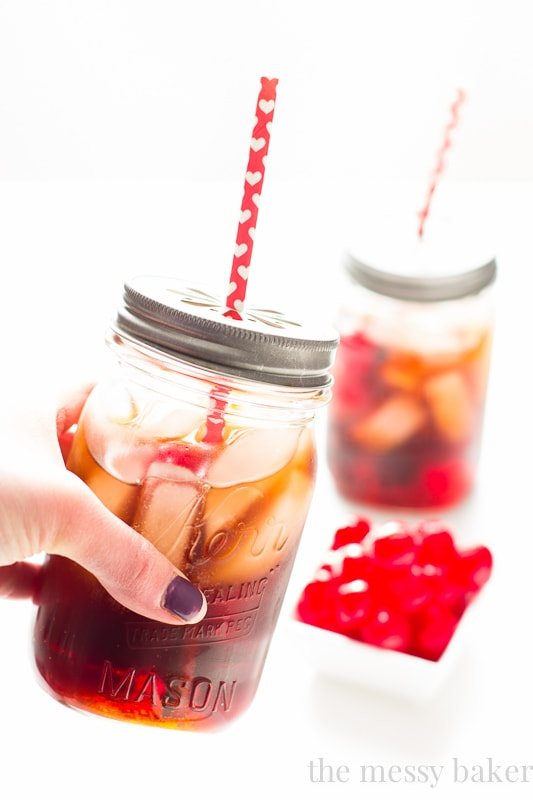 Black Cherry Cuba Libre Cocktail {aka Adult Cherry Coke}