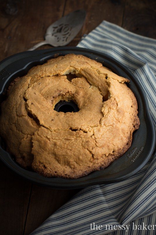 Chocolate Hazelnut Swirl Cream Cheese Pound Cake | www.themessybakerblog.com