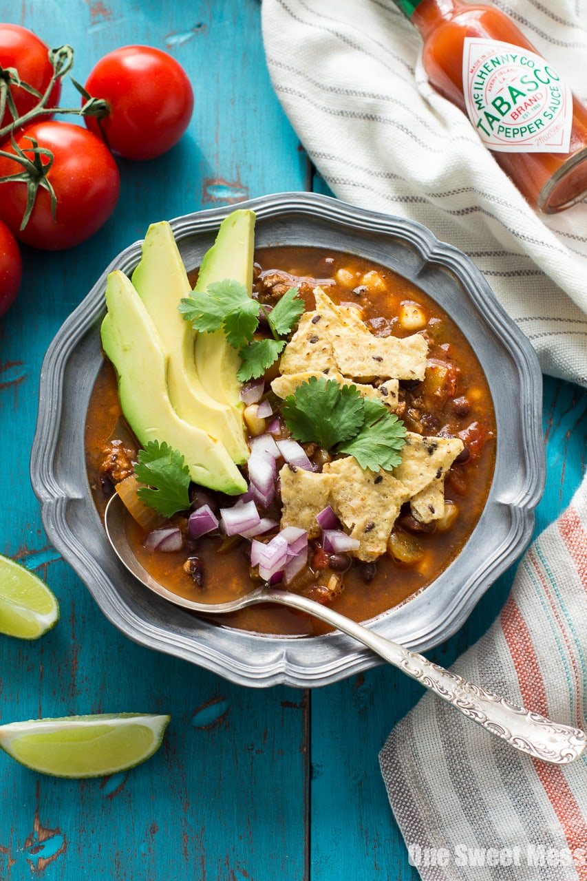 Chorizo Taco Soup