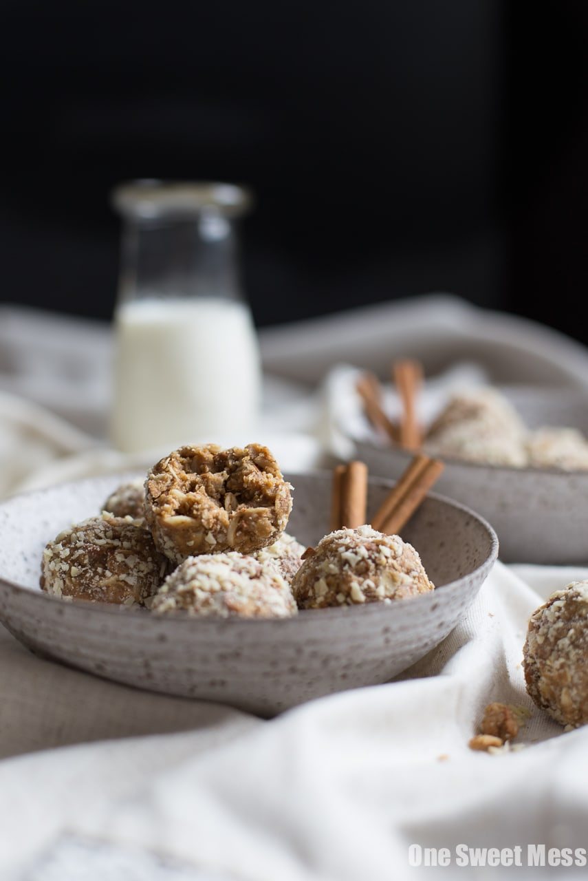 Cookie Butter Cinnamon Chip Oat Balls
