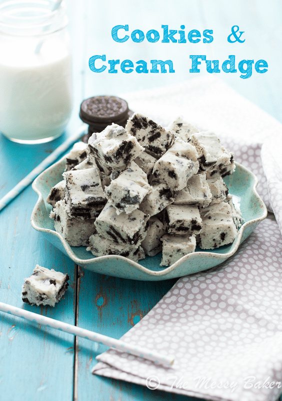 Cookies & Cream Fudge ~ #SundaySupper