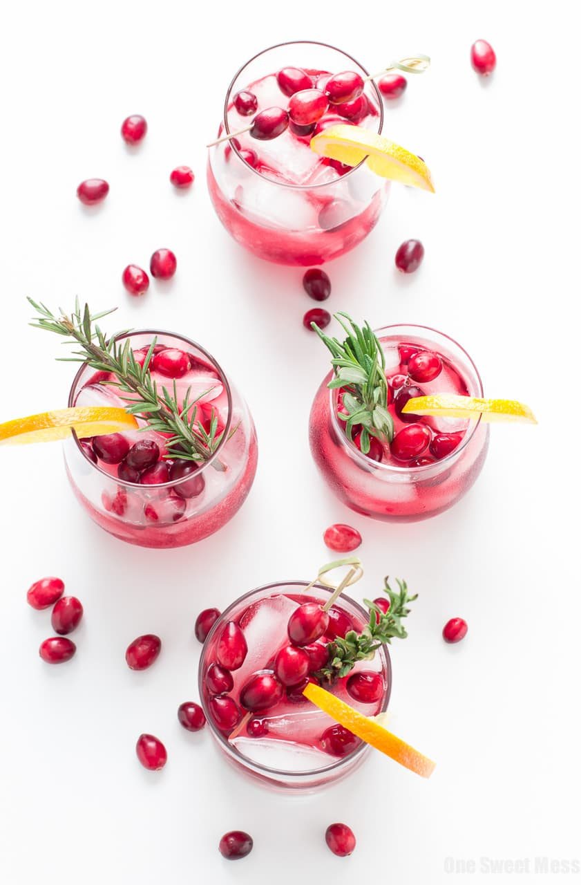 Cranberry-Orange Bourbon Smash