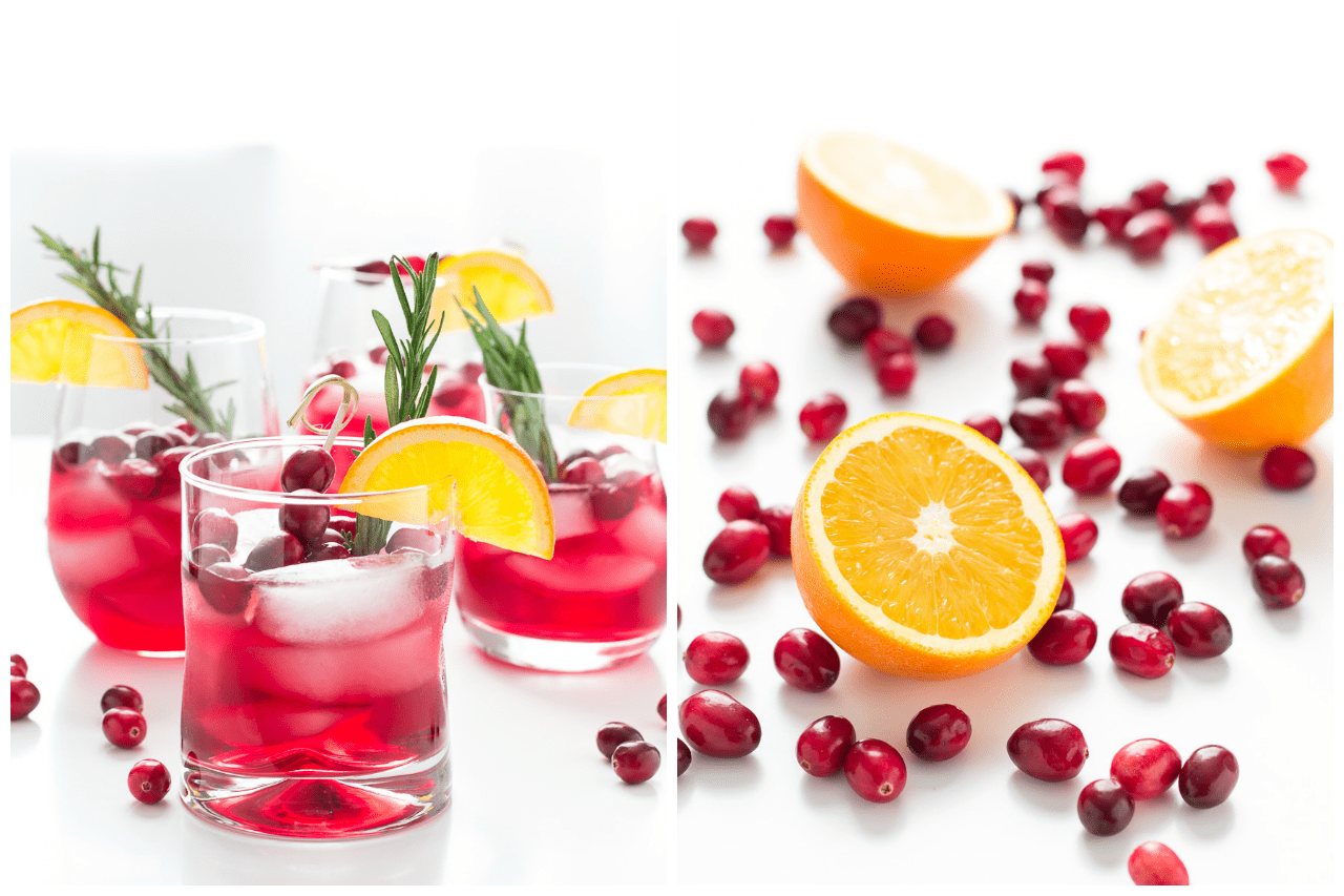 Cranberry-Orange Bourbon Smash