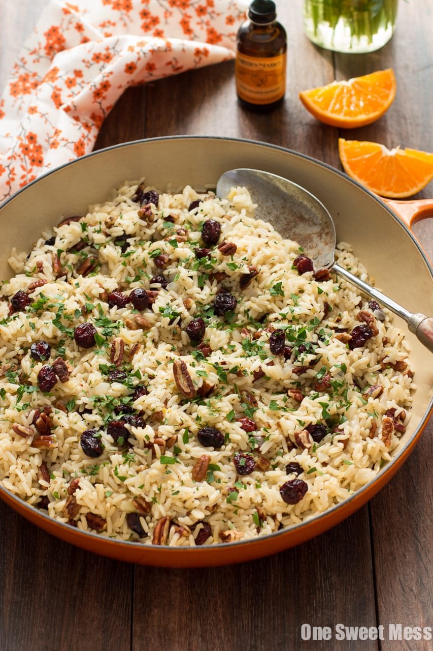 Cranberry-Orange Rice Pilaf