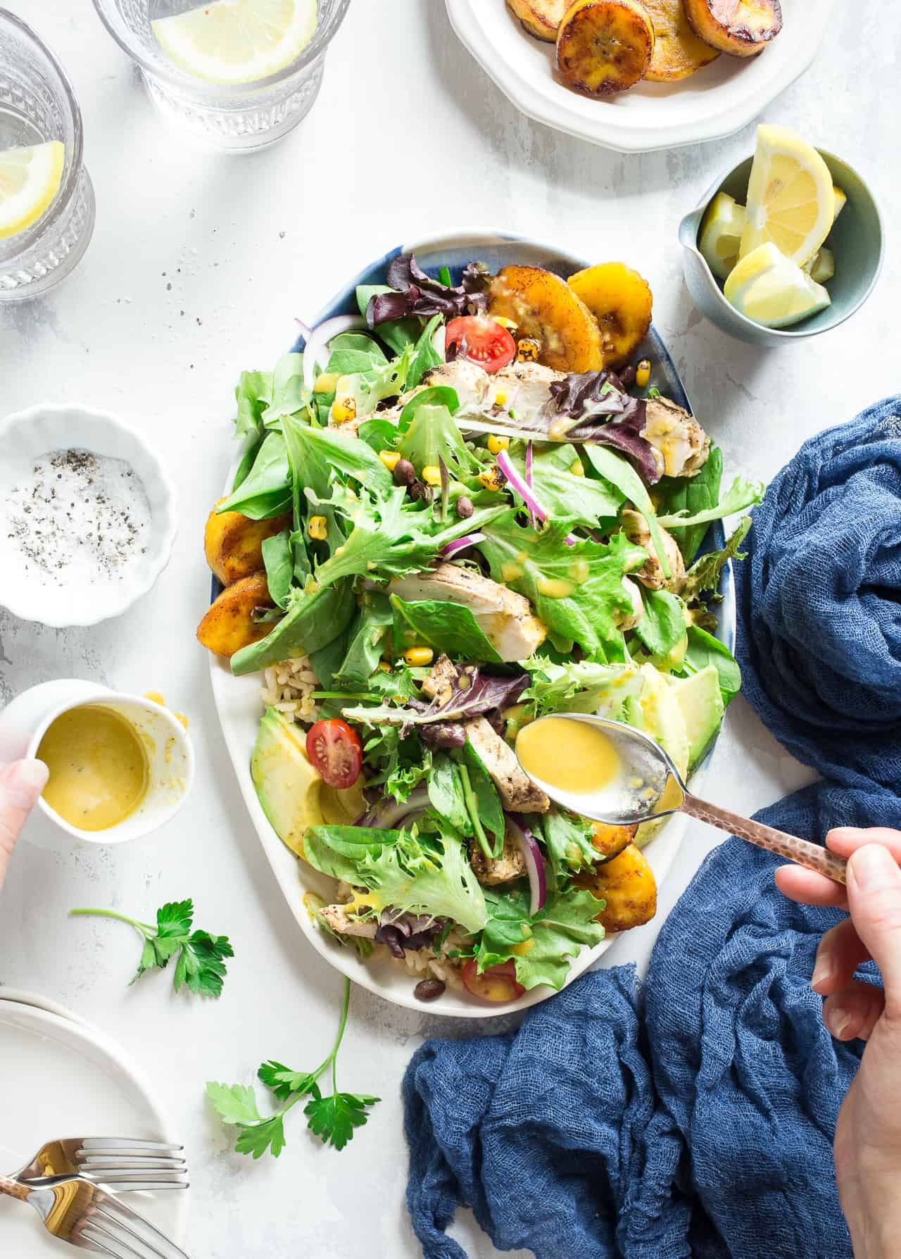 Cuban-Style Grilled Chicken & Brown Rice Salad (Gluten-Free)